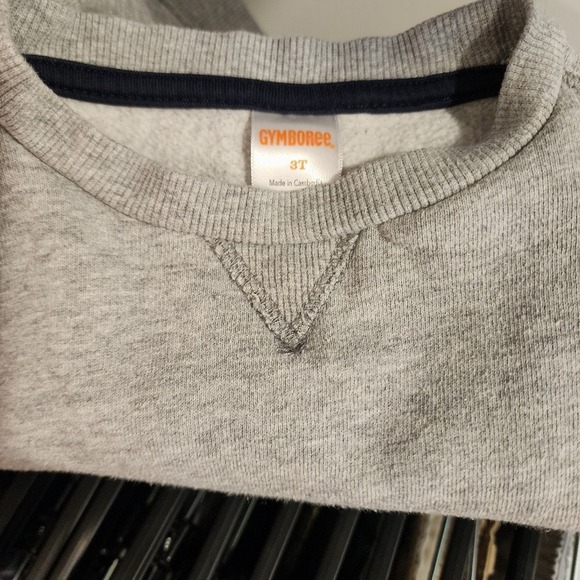 Boys 3T Sweatshirt Crew Neck Long Sleeve Gray Soccer Ball Top FIFA Football - Picture 6 of 16